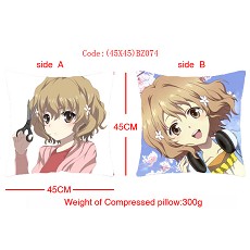 Anime double sides pillow(45X45CM)