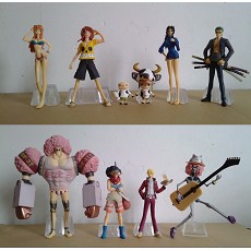 One piece figures(9pcs a set)