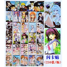 The anime stickers(250pcs a set)
