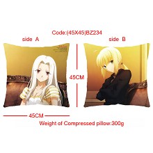 Fate stay night double sides pillow BZ234