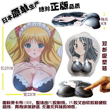 Shining Hearts 3D mouse pad
