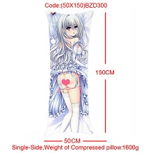 The anime girl single side pillow(50X150)BZD300
