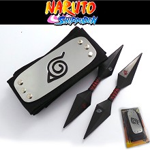 Naruto cos headband+ weapons