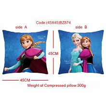 Frozen two-sided pillow(45X45)BZ874