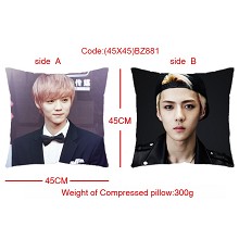 EXO star two-sided pillow(45X45)BZ881