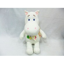 14inches hippo plush doll(white)