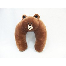 A bear U pillow