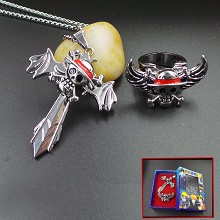 One Piece necklace+ring