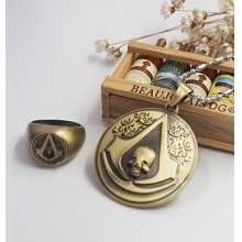 Assassin's Creed necklace+ring