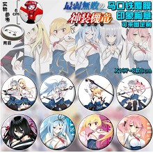 Undefeated Bahamut Chronicle anime brooch pins(8pc...