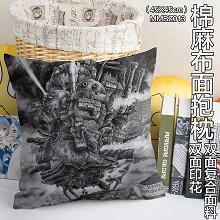 Howl's Moving Castle anime two-sided cotton fabric...