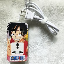 One Piece Luffy anime USB socket outlet plug