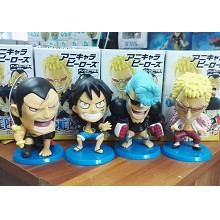 One piece anime figures set(4pcs a set)