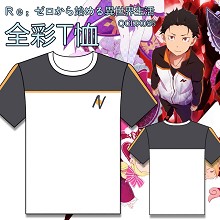 Life in a different world from zero anime t-shirt
