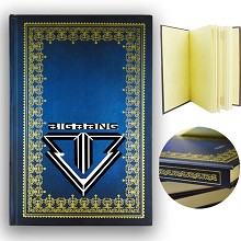 Bigbang star hard cover notebook(120pages)