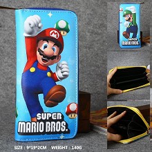 Super Mario anime long wallet