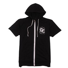 Guilty Crown anime cotton short sleeve hoodie