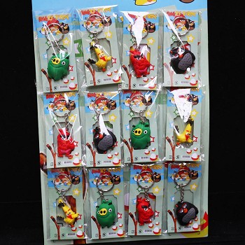 Angry Birds anime key chains set(12pcs a set)