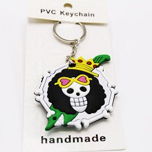 One Piece anime two-sided key chain