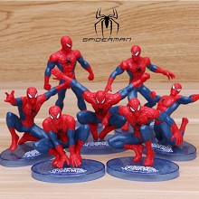 Spider man figures set(7pcs a set)no box