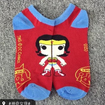 Wonder Woman cotton socks a pair