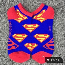 Super man cotton socks a pair