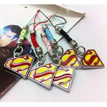 Super Man phone straps set(5pcs a set)