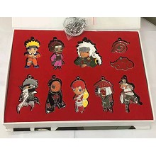 Naruto anime key chains a set