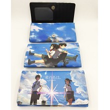 Your name anime long wallet