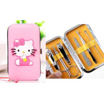 Hello Kitty anime nail tools set(6pcs a set)