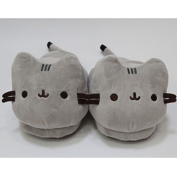 Pusheen the cat plush shoes slippers a pair