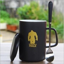 Hulk anime cup+lid+spoon a set
