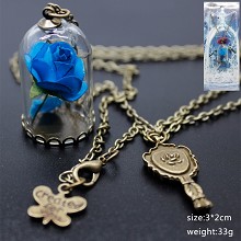 Beauty and the beast necklace