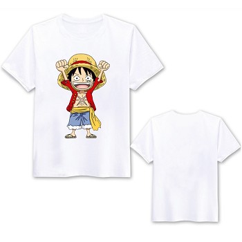 One Piece Luffy anime cotton t-shirt