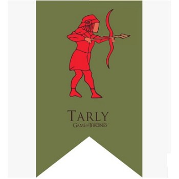 Game of Thrones TARLY cos flag