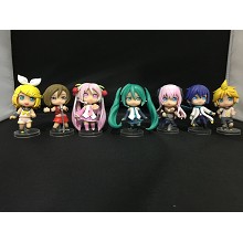 Hatsune Miku anime figures set(7pcs a set)