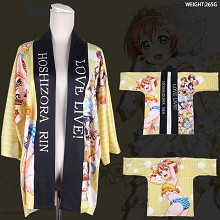 Lovelive Rin Hoshizora anime kimono cloak mantle h...