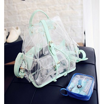 Transparent backpack bag
