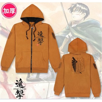 Attack on Titan anime thick long sleeve hoodie