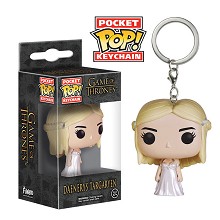 Funko-POP Game of Thrones Daenerys Targaryen figure doll key chain