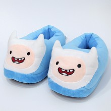 Adventure Time anime plush shoes slippers a pair