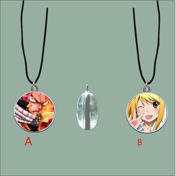 Fairy Tail anime two-sided necklace