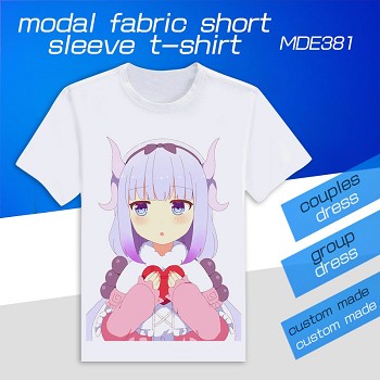 Kobayashi-san Chi no Maid Dragon modal fabric short sleeve t-shirt
