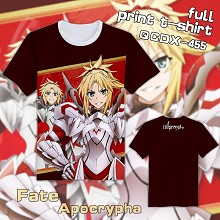 Fate Apocrypha anime short sleeve full print t-shirt