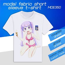 New game modal fabric short sleeve t-shirt