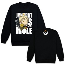 Overwatch Junkrat long sleeve thick hoodie