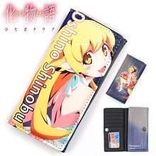 Bakemonogatari anime long wallet