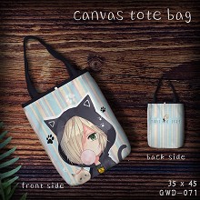 Yuri on Ice anime canvas tote bag shopping bag