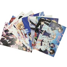 Saenai heroine no sodate-kata anime posters(8pcs a set)