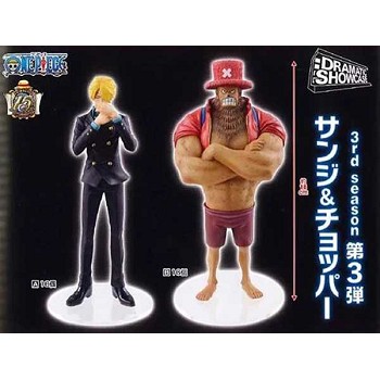 One Piece Sanji and Chopper anime figures set(2pcs a set)